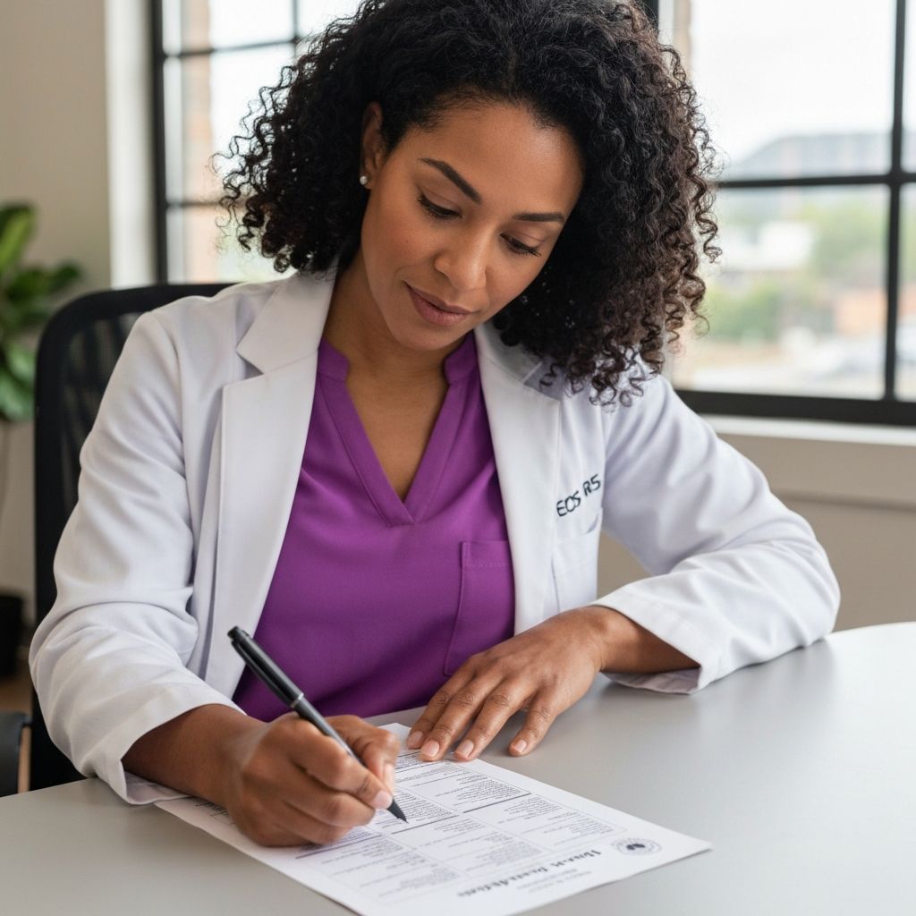 Nutritionist providing personalised guidance